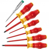 WERA Safety screwdriver set Kraftform Comfort VDE 7 pcs