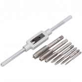DRAUMET Screw tap set with wrench - 8 pcs M3-M12