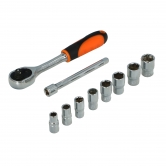FASTER TOOLS Set 10 piese 1/4" 6-13 mm