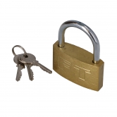 FASTER TOOLS Brass covered padlock