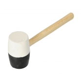 FASTER TOOLS Rubber mallet black-white